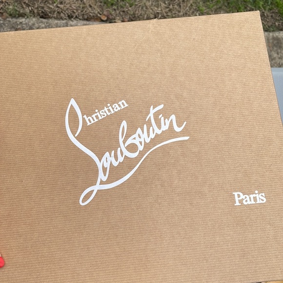 Authentic Red Bottoms booties with reptile tip - Picture 12 of 12